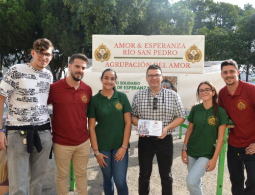 Ensayo solidario acompañando a la Agrupación del Santísimo Cristo del Amor y Ntra. Sra. de la Esperanza, del Río san Pedro.