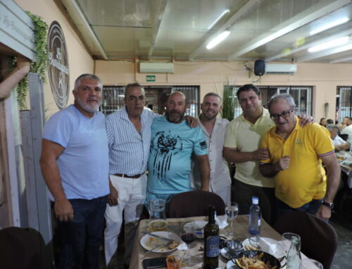Cena fin de temporada de nuestra agrupación musical , con la asistencia de nuestros hermanos del Calvario de San Roque. 26 de Julio 2025